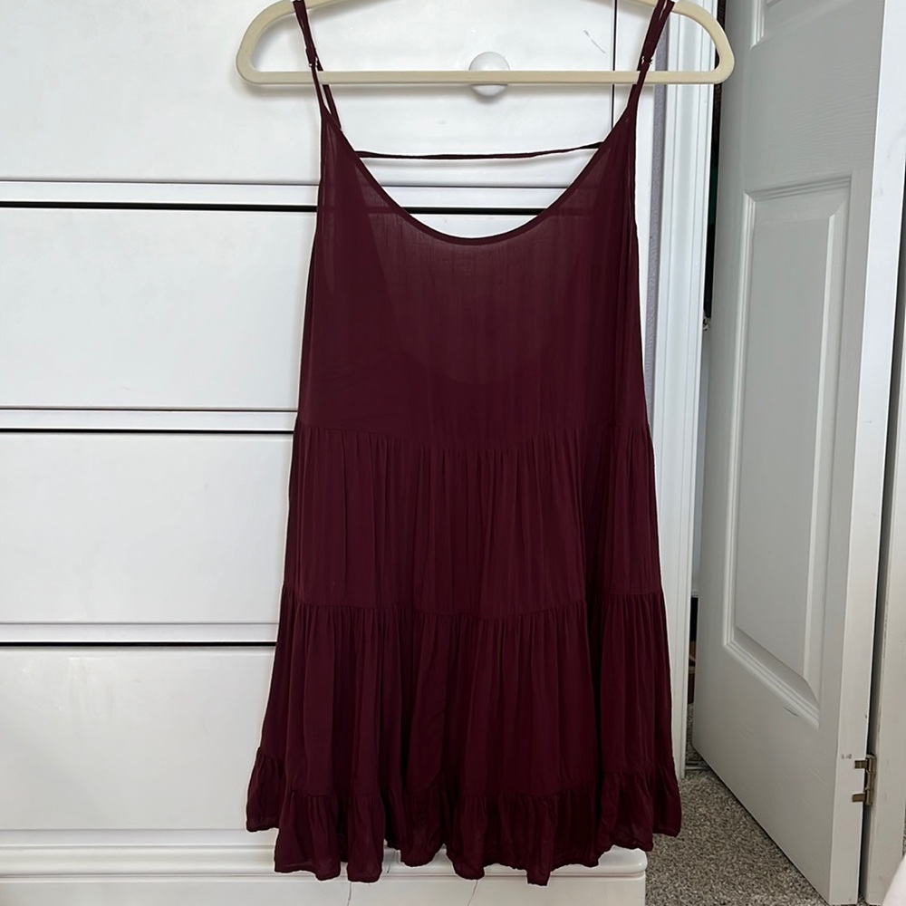 Maroon Brandy Melville tank top / dress